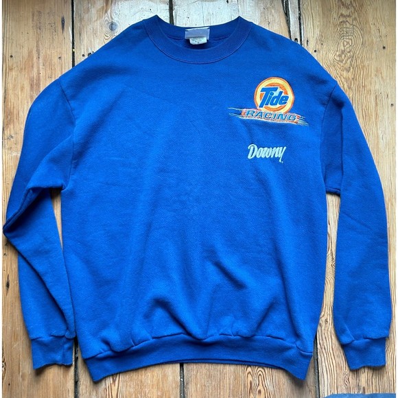 Vintage Embroidered Tide Racing | Downy Racing Sweatshirt size XL Lee S&P - Picture 8 of 12